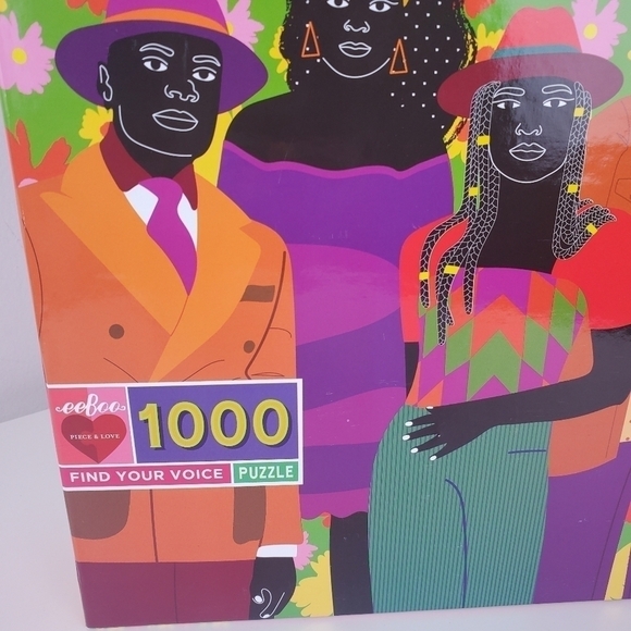 EEBOO puzzle 1000 piece Find your voice puzzle 23 x 23 in New never used - Picture 3 of 12